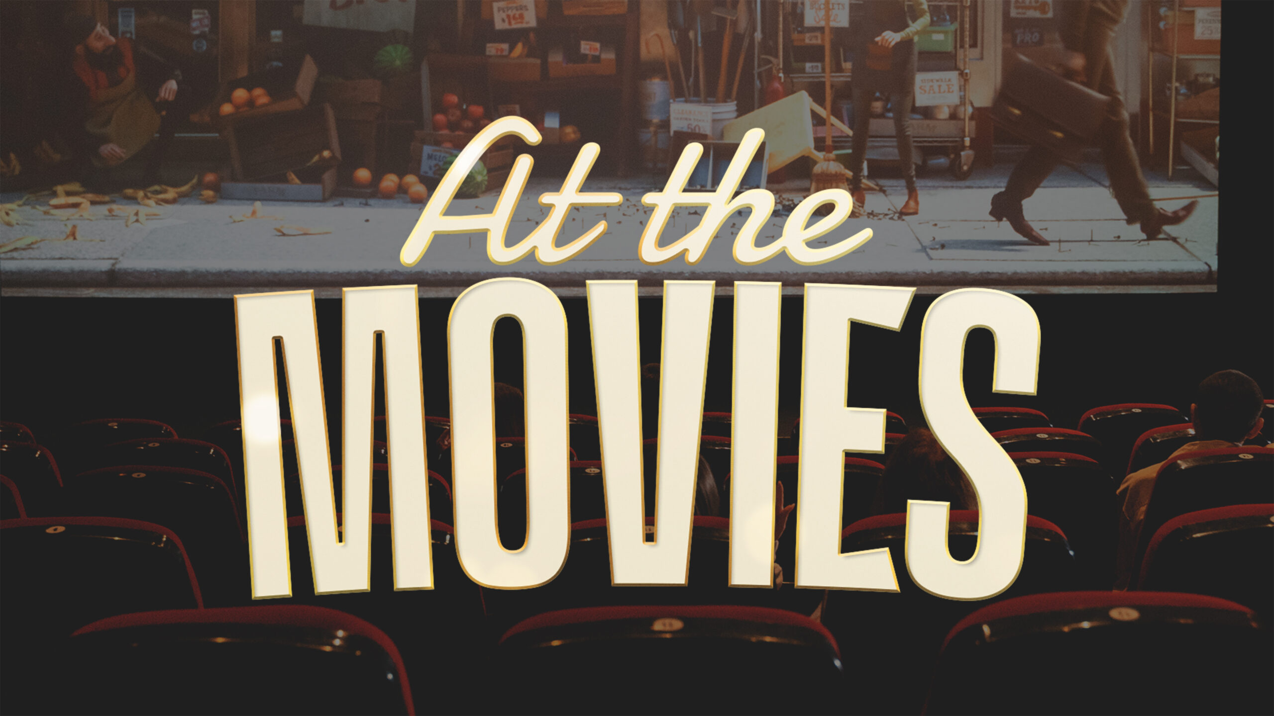 At The Movies Title Slide